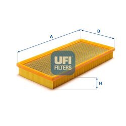 Vzduchový filter UFI 30.972.00