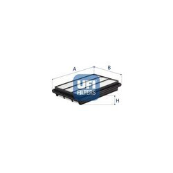 Vzduchový filter UFI 30.D10.00