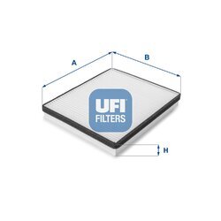 Filter vnútorného priestoru UFI 53.057.00