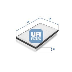 Filter vnútorného priestoru UFI 53.374.00