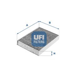 Filter vnútorného priestoru UFI 54.245.00