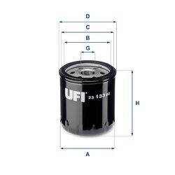 Olejový filter UFI 23.133.00