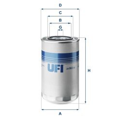 Palivový filter UFI 24.063.00