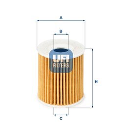 Olejový filter UFI 25.035.00