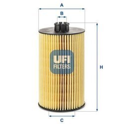 Olejový filter UFI 25.245.00