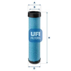 Filter sekundárneho vzduchu UFI 27.430.00