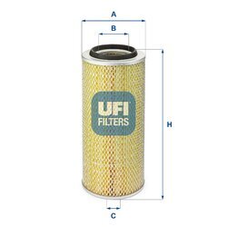Vzduchový filter UFI 27.828.00