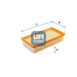 Vzduchový filter UFI 30.391.00