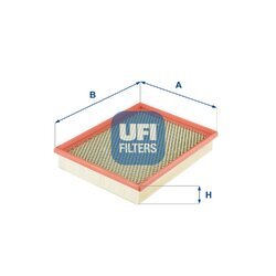 Vzduchový filter UFI 30.593.00