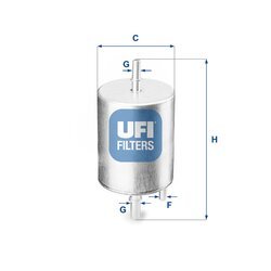 Palivový filter UFI 31.919.00