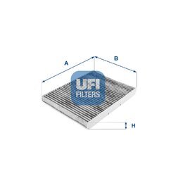 Filter vnútorného priestoru UFI 54.109.00