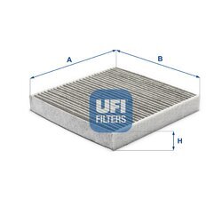 Filter vnútorného priestoru UFI 54.122.00