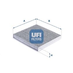 Filter vnútorného priestoru UFI 54.306.00