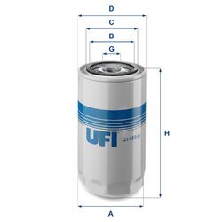 Olejový filter UFI 23.469.00