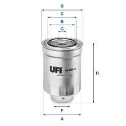 Palivový filter UFI 24.469.00