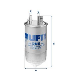 Palivový filter UFI 24.ONE.00