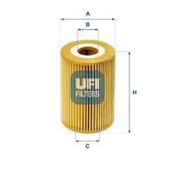 Olejový filter UFI 25.026.00
