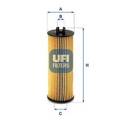Olejový filter UFI 25.248.00