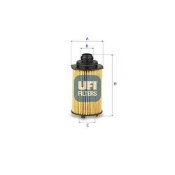 Olejový filter UFI 25.276.00