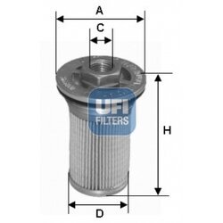 Palivový filter UFI 26.668.00