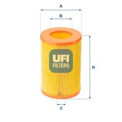 Vzduchový filter UFI 27.385.00