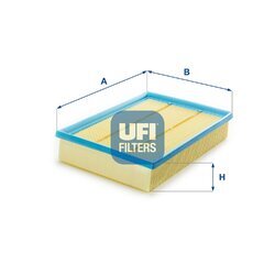 Vzduchový filter UFI 30.245.00