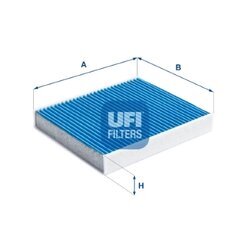 Filter vnútorného priestoru UFI 34.136.00