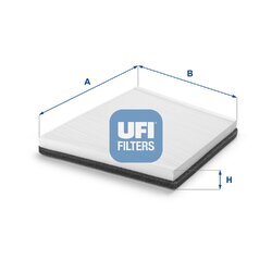 Filter vnútorného priestoru UFI 53.095.00