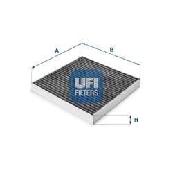 Filter vnútorného priestoru UFI 54.176.00