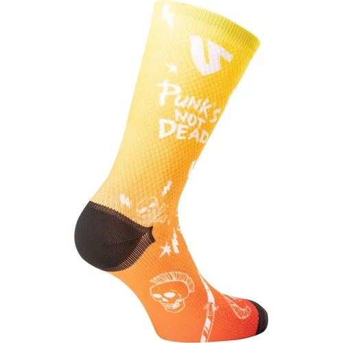 Ponožky PUNK'S NOT DEAD, (oranžová, veľkosť 37/41) (UNDER SHIELD) - obr. 3