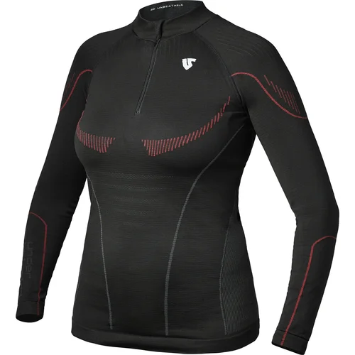 Termotričko s dlhým rukávom HERO LONG SLEEVE ZIP UNDER SHIELD USH ZIP 111 W L-XL dámske, (čierna, veľkosť L/XL)