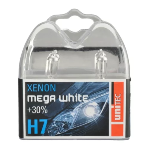 Žiarovky 12V H7 55W Xenon Mega White 2ks /UNITEC/