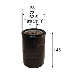 Olejový filter VALEO 586106