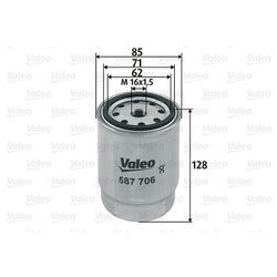 Palivový filter VALEO 587706