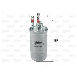 Palivový filter VALEO 587522