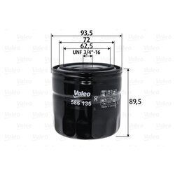 Olejový filter VALEO 586135
