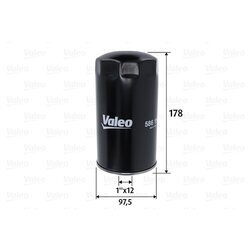 Olejový filter VALEO 586150