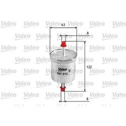 Palivový filter VALEO 587012