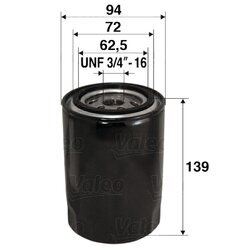 Olejový filter VALEO 586015