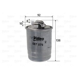 Palivový filter VALEO 587076