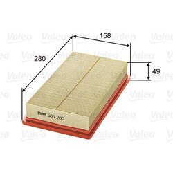 Vzduchový filter VALEO 585280