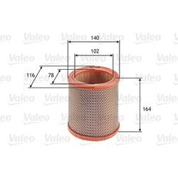 Vzduchový filter VALEO 585602