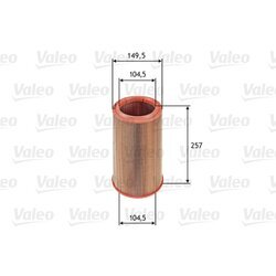 Vzduchový filter VALEO 585639