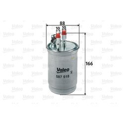 Palivový filter VALEO 587518