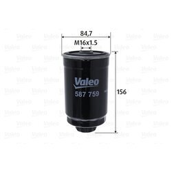 Palivový filter VALEO 587759