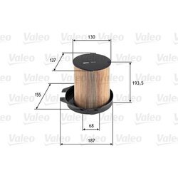Vzduchový filter VALEO 585603