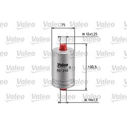 Palivový filter VALEO 587215