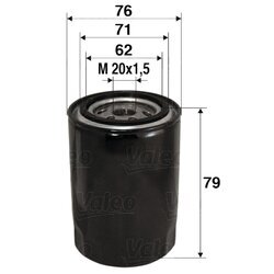 Olejový filter VALEO 586037
