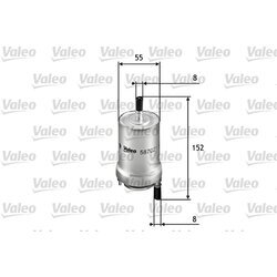 Palivový filter VALEO 587021