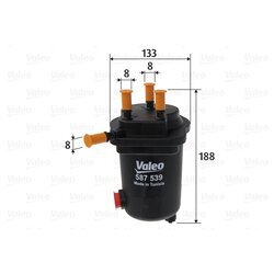 Palivový filter VALEO 587539
